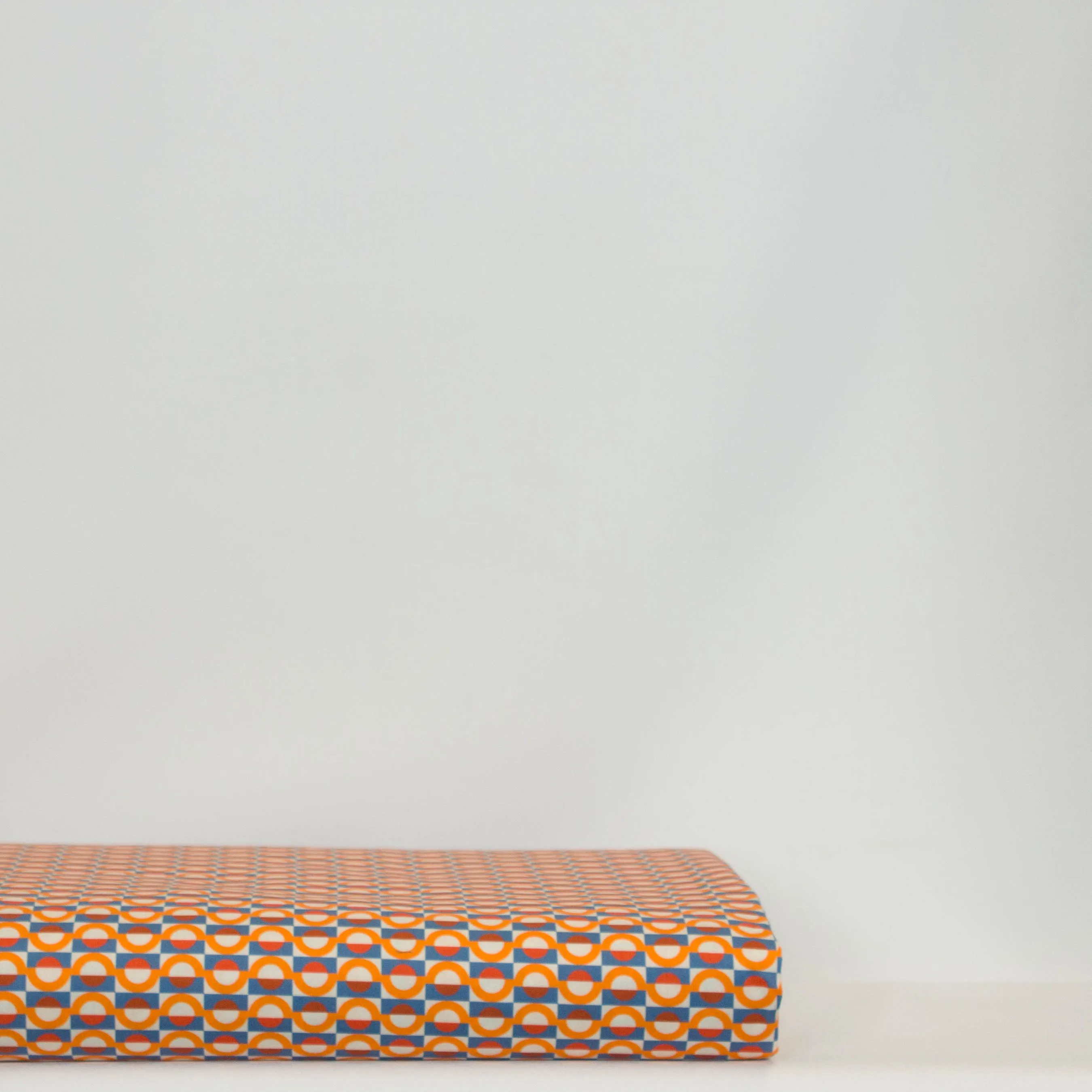 Katoen met abstract patroon
